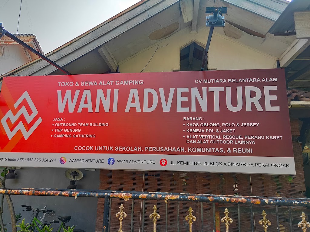 WANI ADVENTURE OUTBOUND TRAINER ORGANIZER & CUSTOM APPAREL