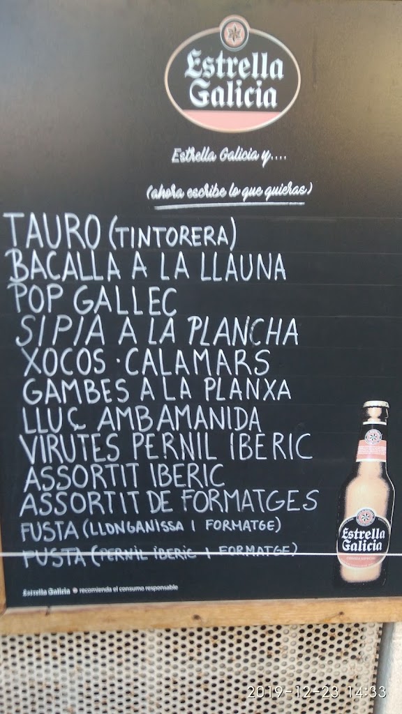 El Divino — Carta