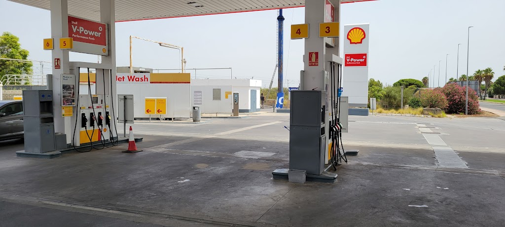 Shell Caballo Blanco — Surtidor de combustible