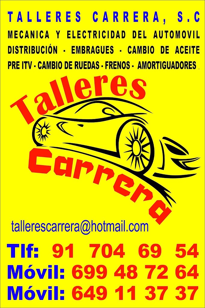 TALLERES CARRERA HERMANOS 2015. SL — Del propietario