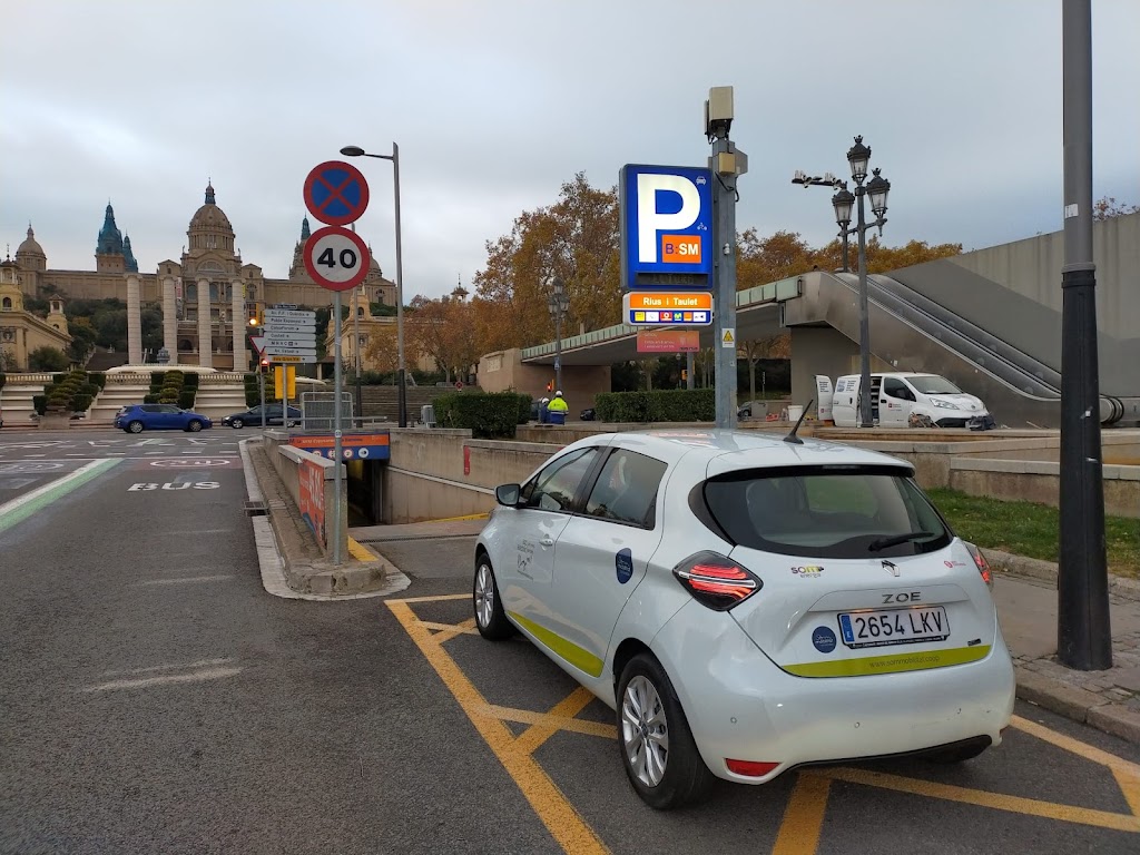 Som Mobilitat carsharing electric - BSM Rius i Taulet-Fonts Montjuic-Fira