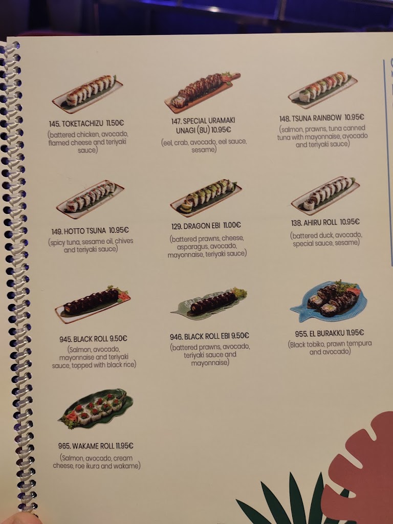 Youme Sushi - Gracia — Carta