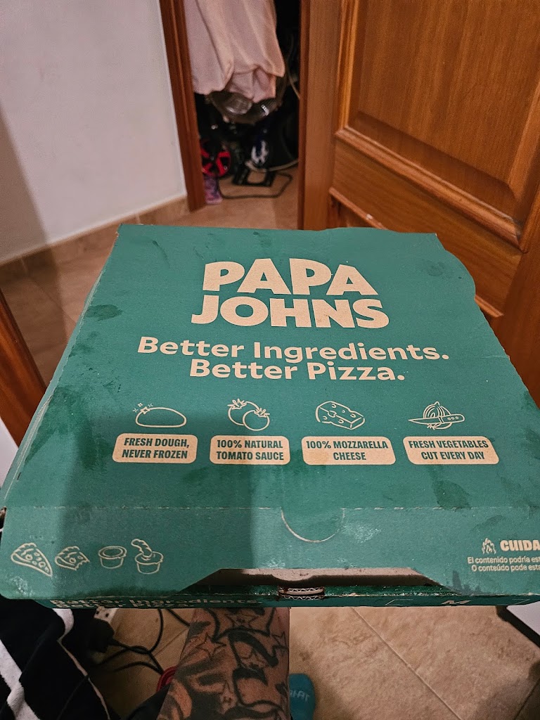 Papa Johns Pizza — Carta
