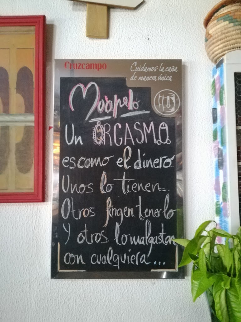 Bar Mu'apelo Tasca — Carta