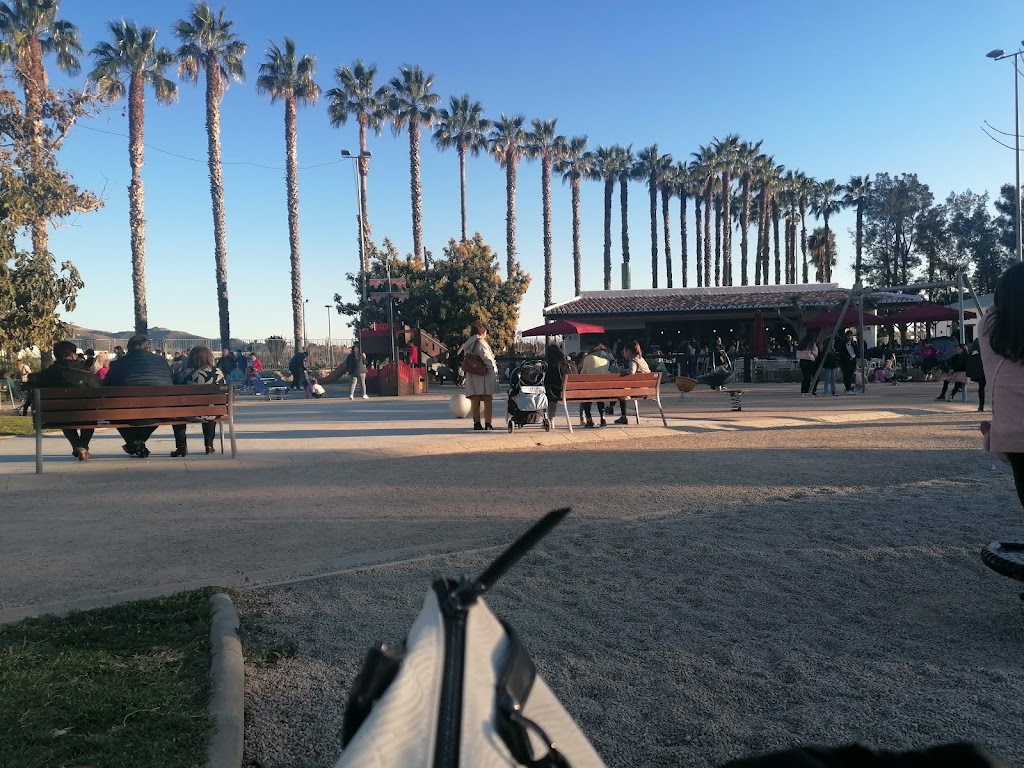 Zona de columpios infantiles parque de las Americas