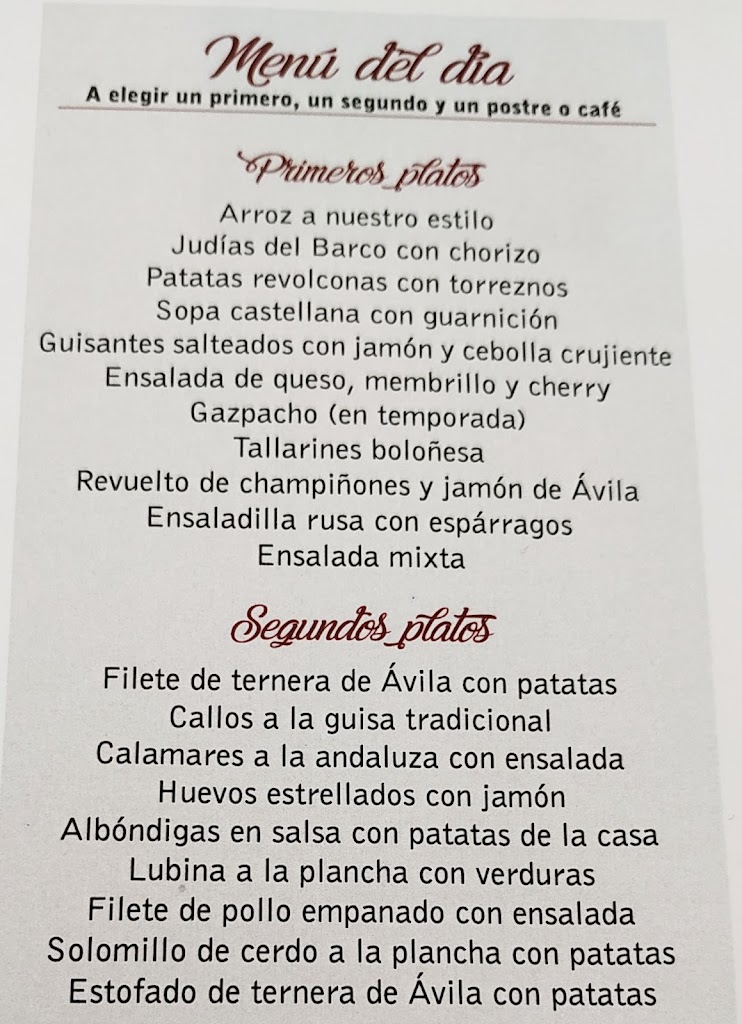 Barbacana — Carta
