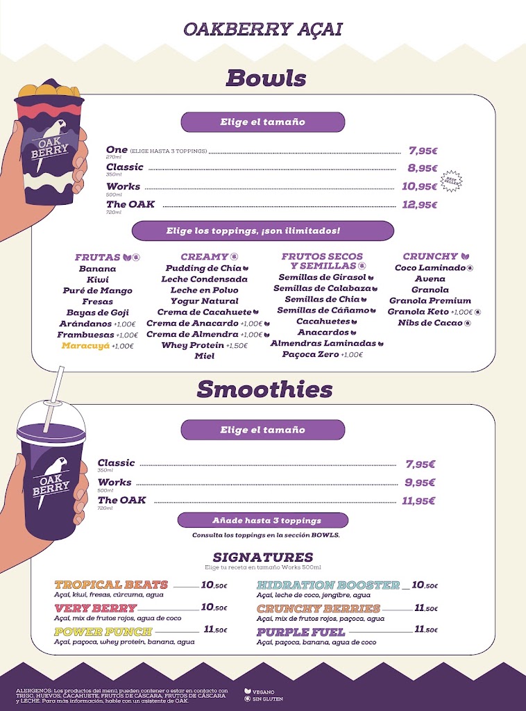 Oakberry Acai — Carta