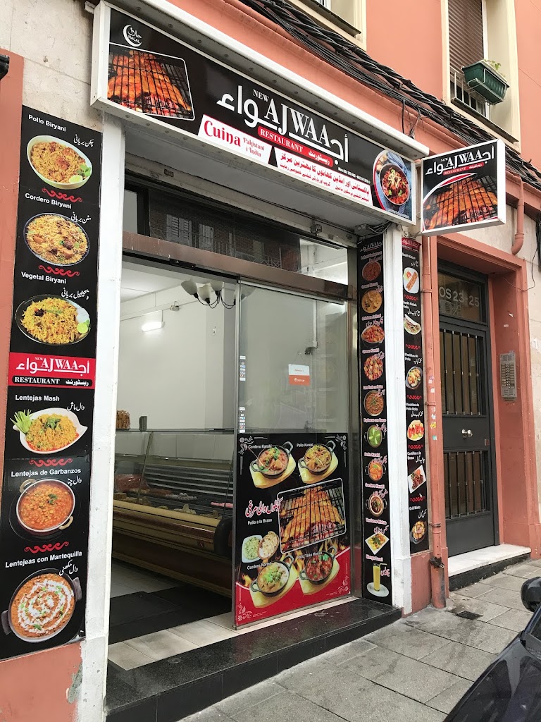 NEW AJWAA RESTAURANTE — Carta