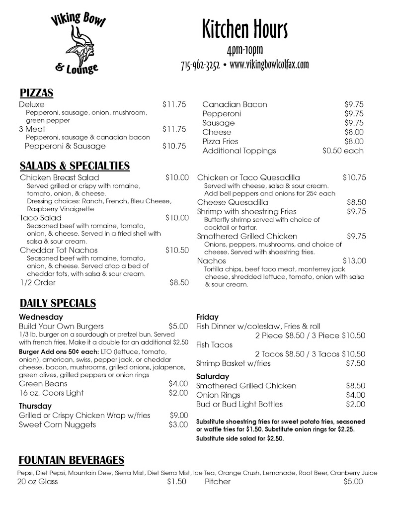  Viking Bowl & Catering