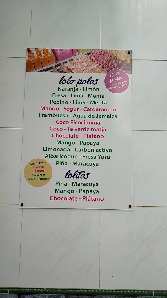 Bar El Cantonet — Carta