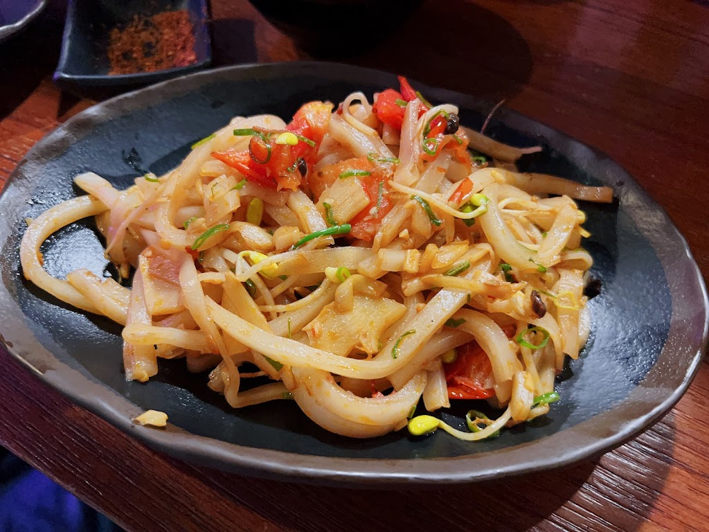 賣烤魚的。 的照片