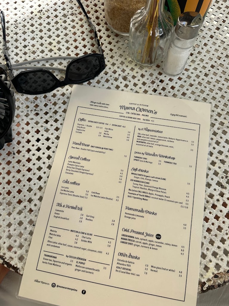 Mama Carmen's — Carta