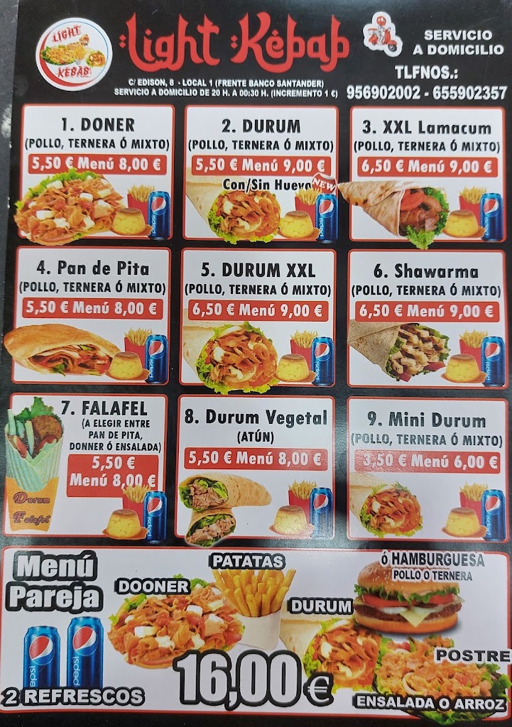 Light Kebab — Carta