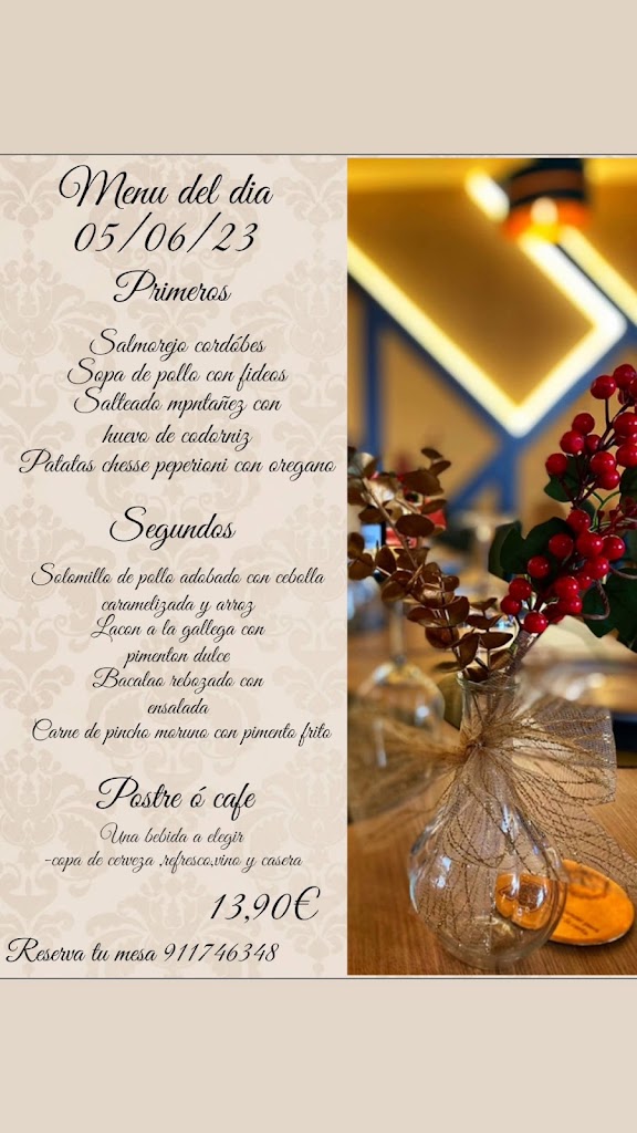 RESTAURANTE ORIGEN — Carta