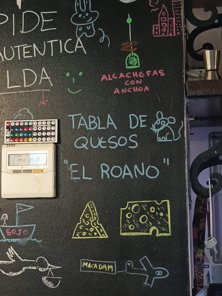 Sojo Bar — Carta
