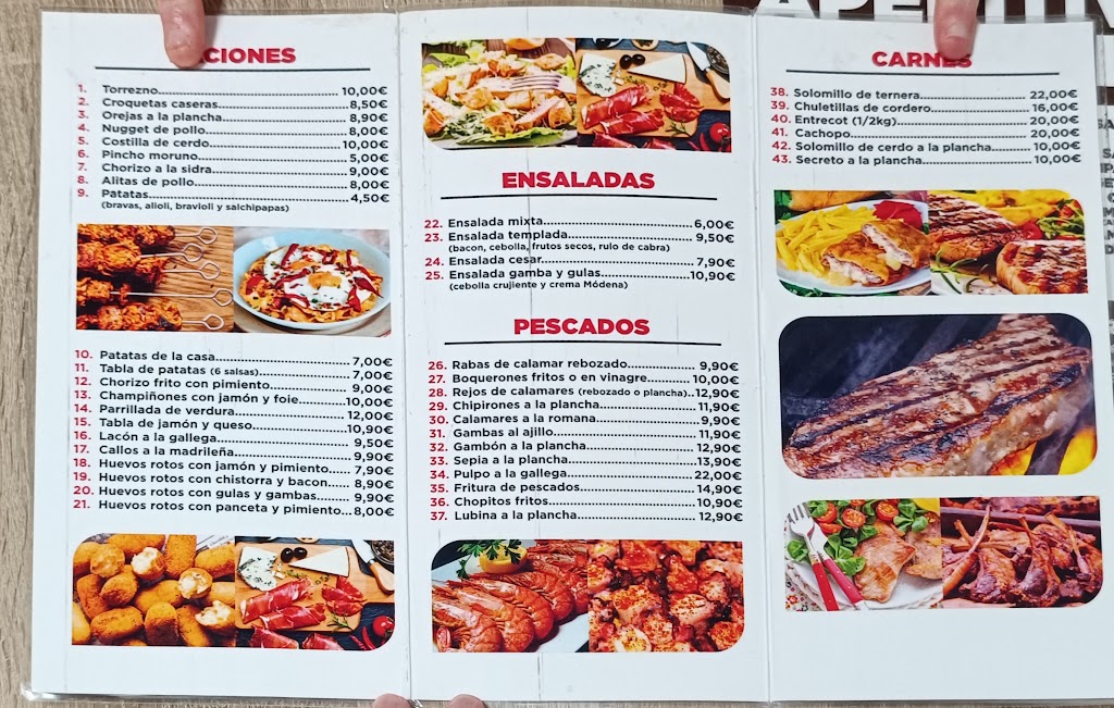 BAR LA PLAZA — Carta