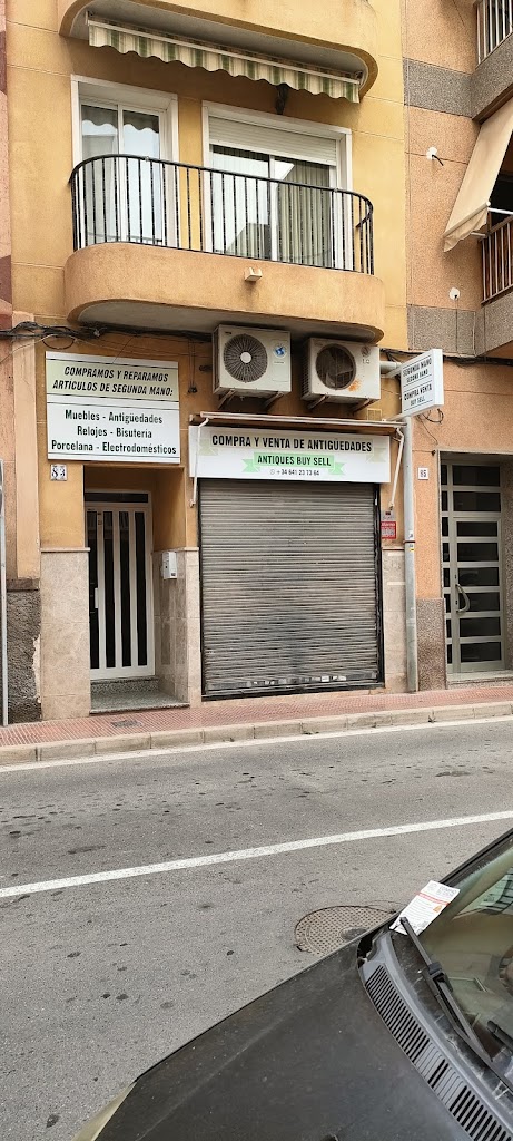 ANTIGUEDADES SANTA POLA COMPRA VENTA BUY SELL ANTIQUES SEGUNDA MANO SECOND HAND