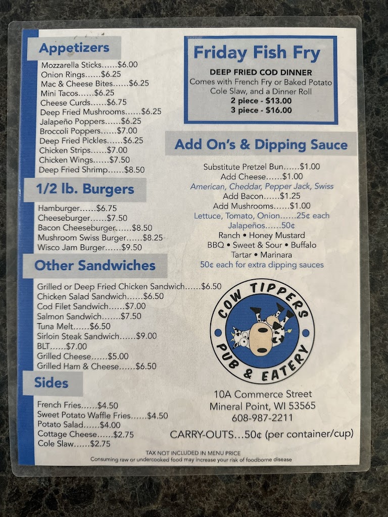  Cow Tippers Pub & Eatery