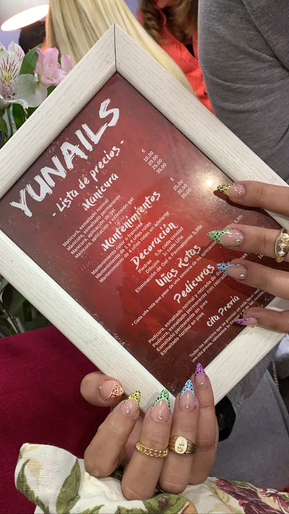 Yunails Centro De Manicura — Carta