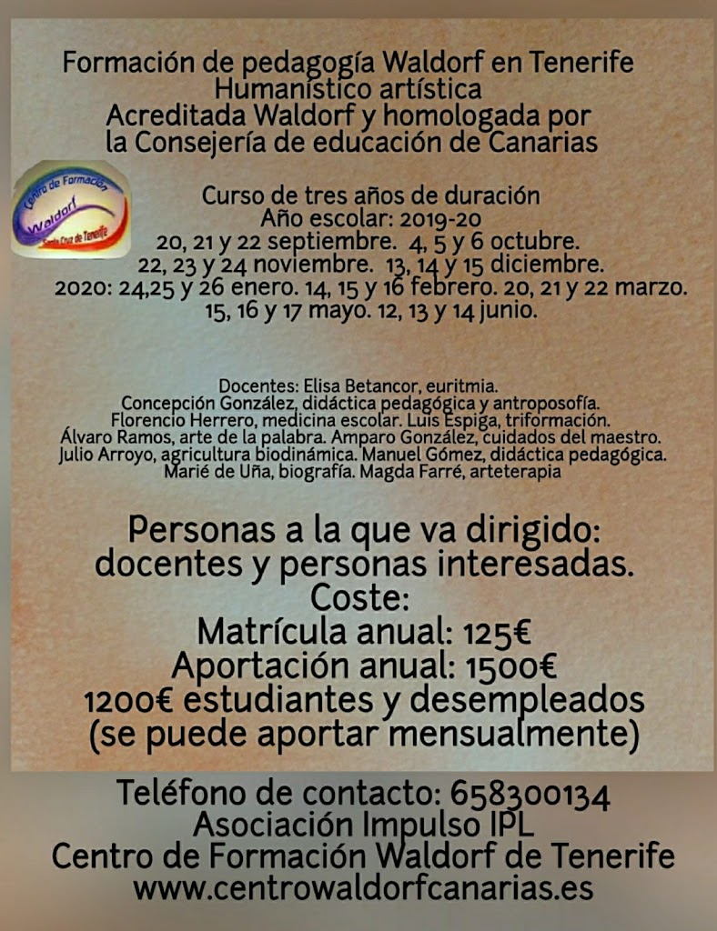 CIRCULO WALDORF "VALLE DE GUIMAR" (TENERIFE, CANARIAS)