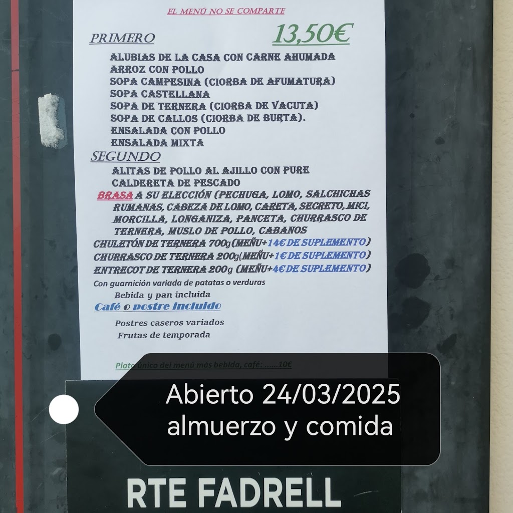 Restaurante Fadrell — Mas recientes