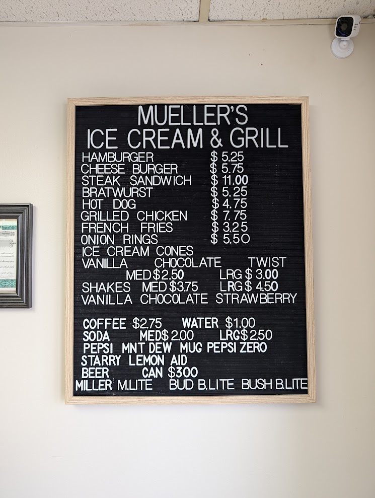  Mueller's Quality Grill and Ice Cream