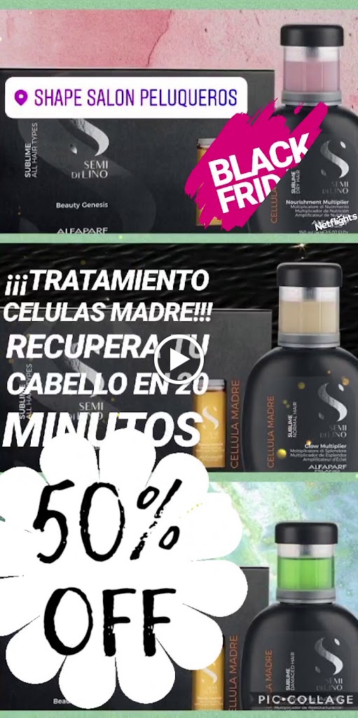 Shape Salon Peluqueros — Carta