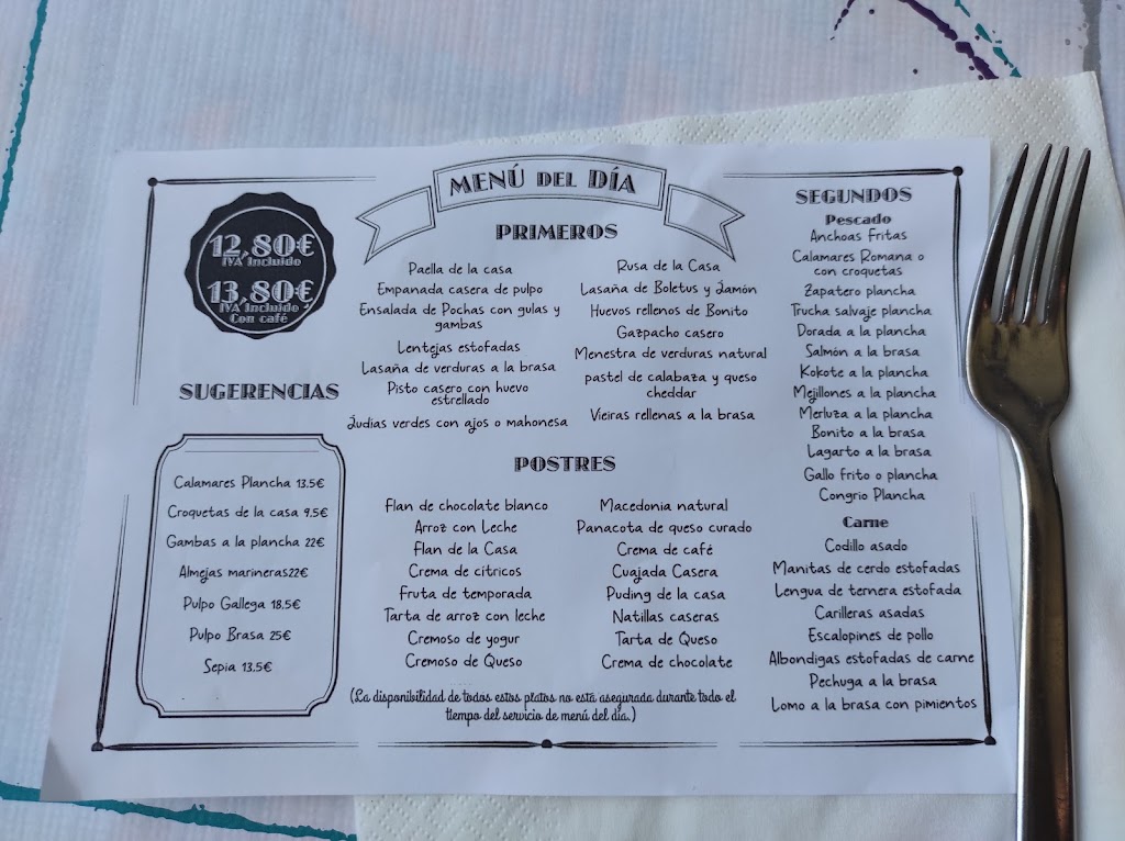 El Pescatero Amando Castro — Carta