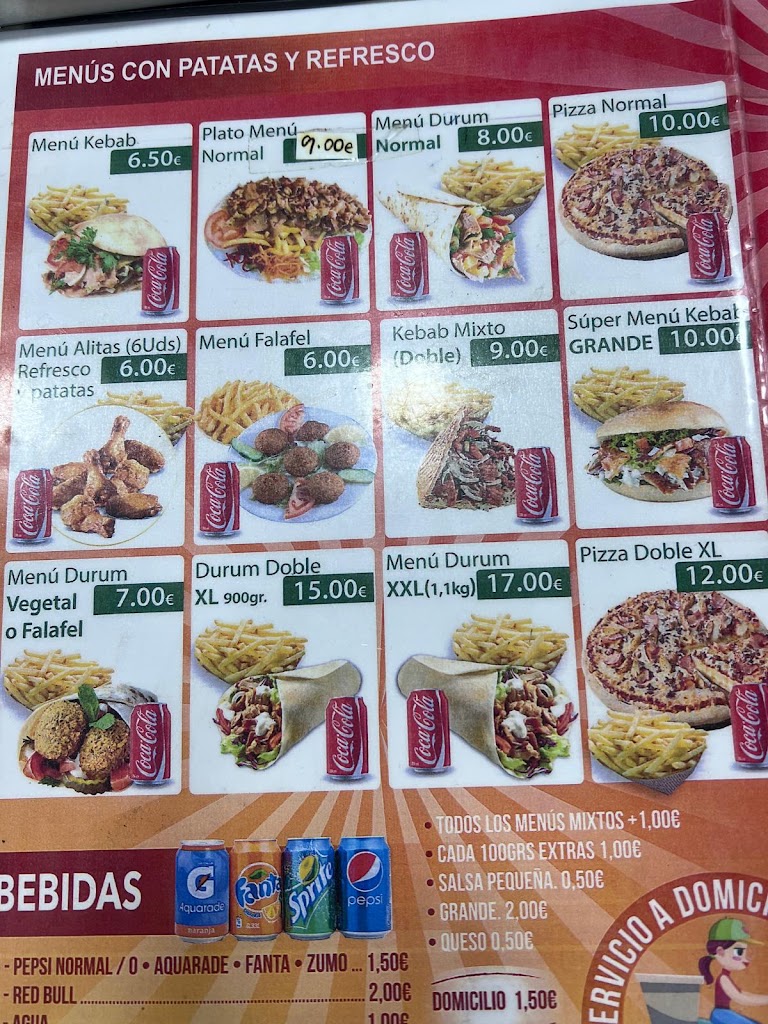 Mama doner kebab — Carta