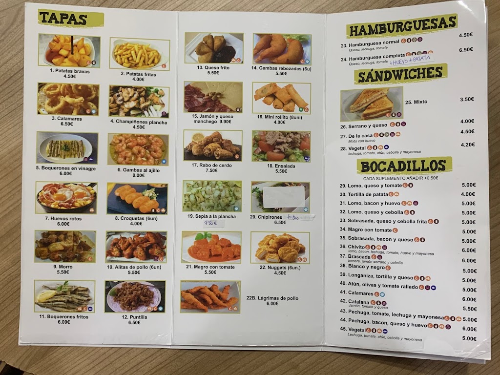Bar Color de vida 2 — Carta