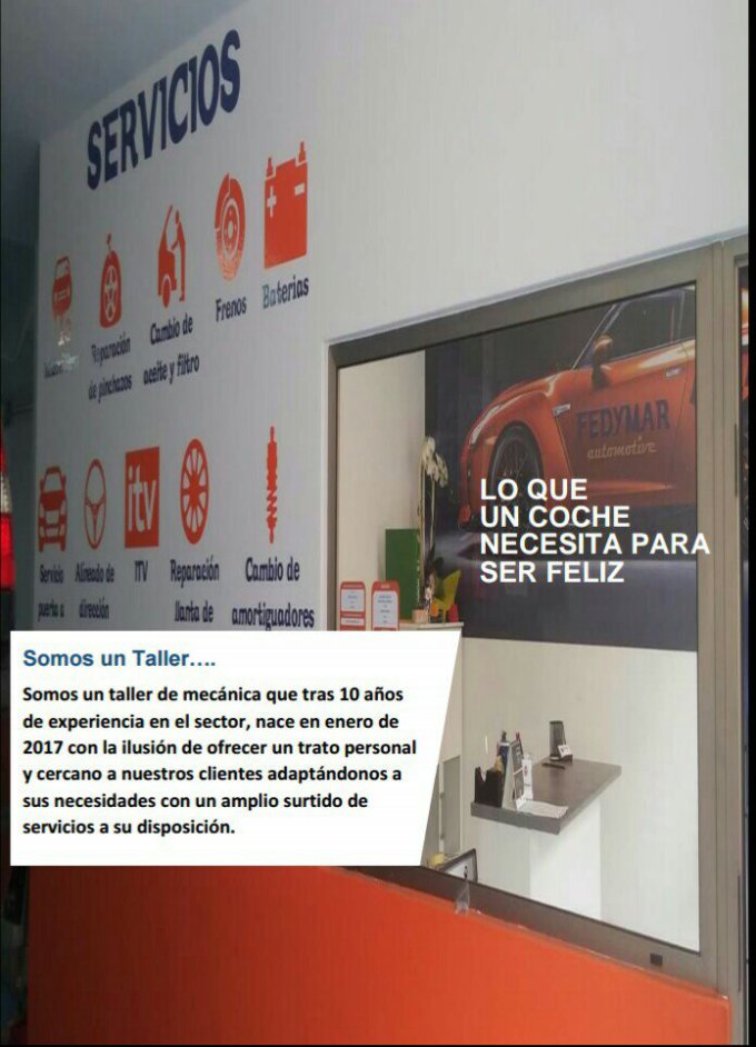 Taller Fedymar Automotive — Del propietario