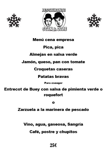 Bar Restaurante Stan & Ollie — Del propietario