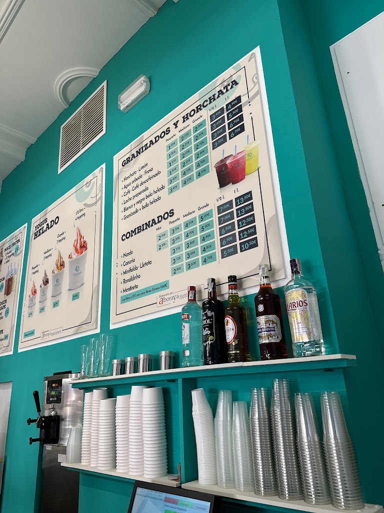 Heladeria M'Agrada Yogurteria Cafeteria Creperia Villajoyosa — Carta