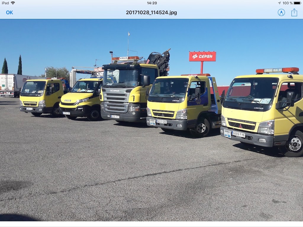 Gruas Aranjuez — Del propietario