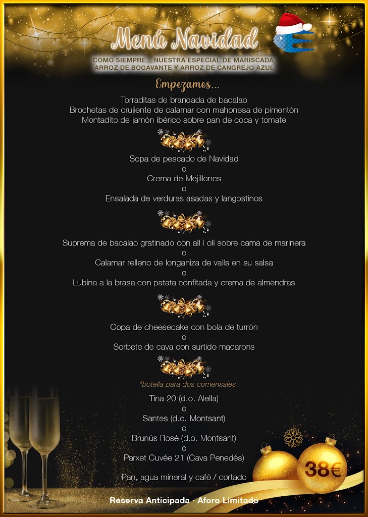 Restaurante Marisqueria Choco-Choquito — Carta
