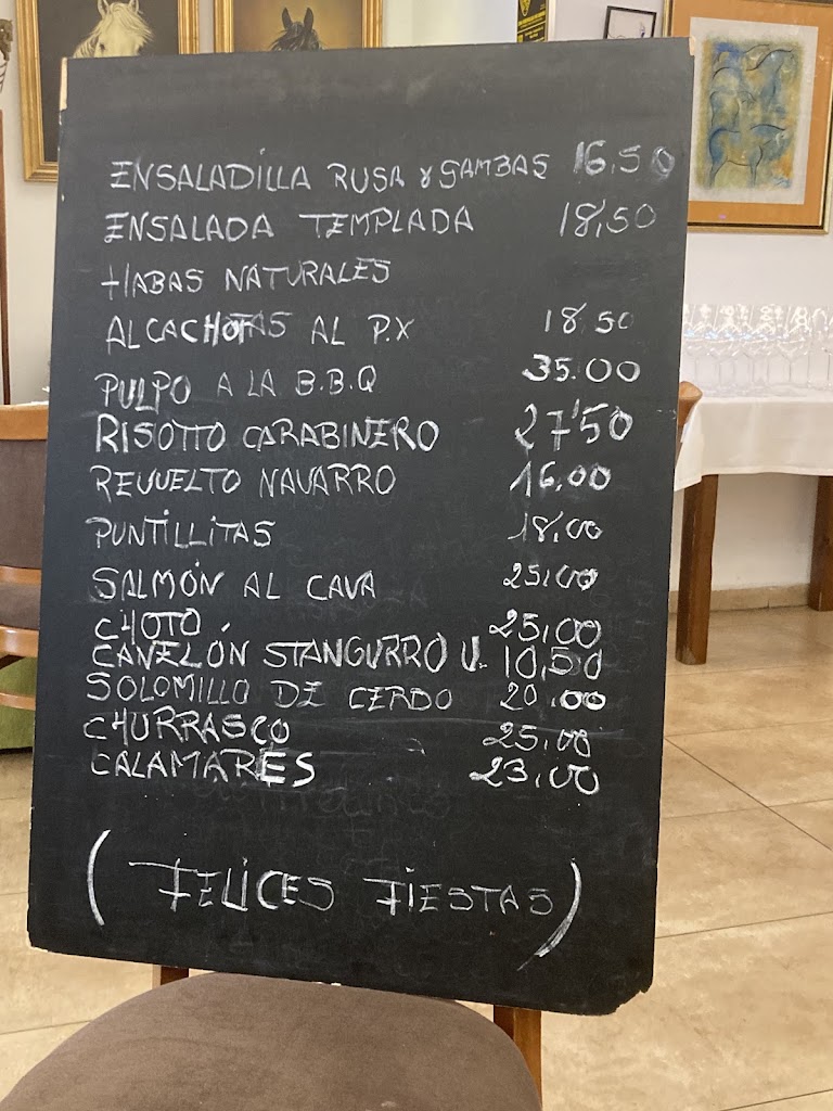 Meson El Caballo — Carta