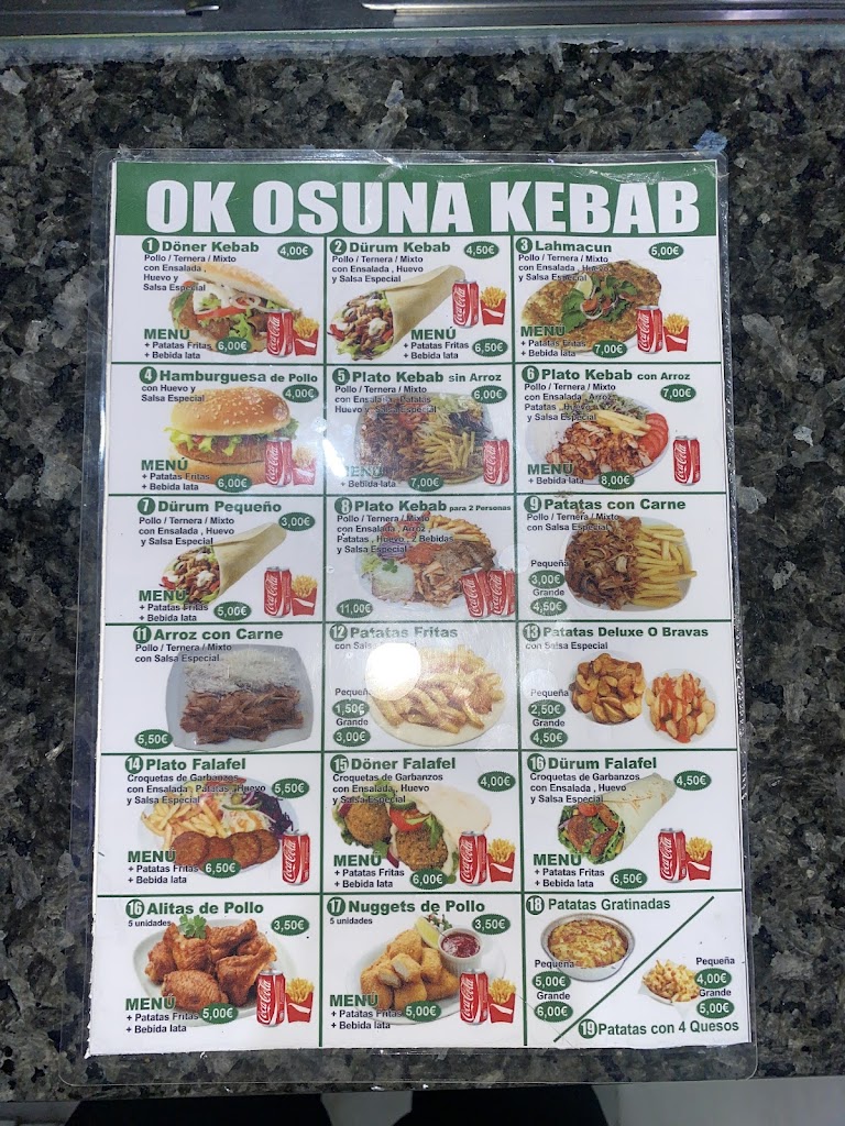 Osuna Kebab — Carta