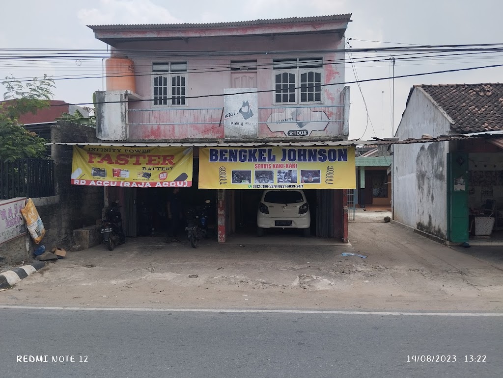 Bengkel mobil Johnson kaki kaki