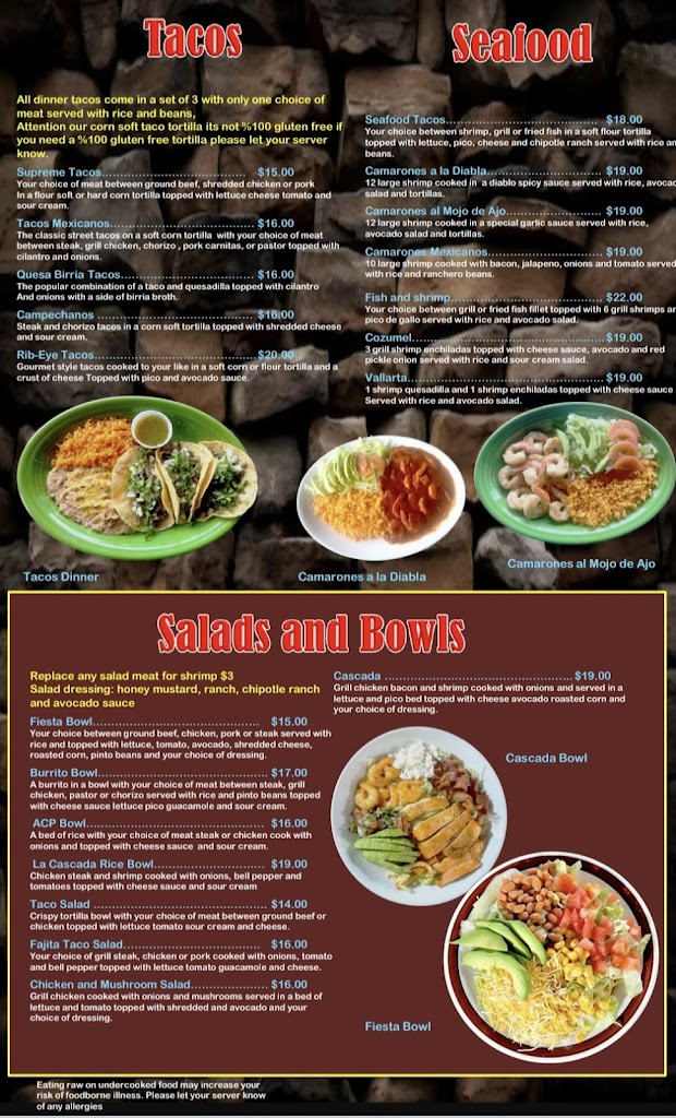  la cascada Mexican restaurant