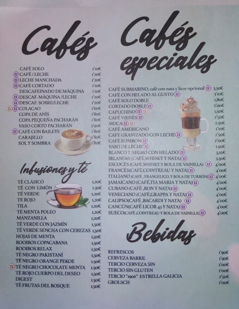 La Cafetera Breakfast — Carta