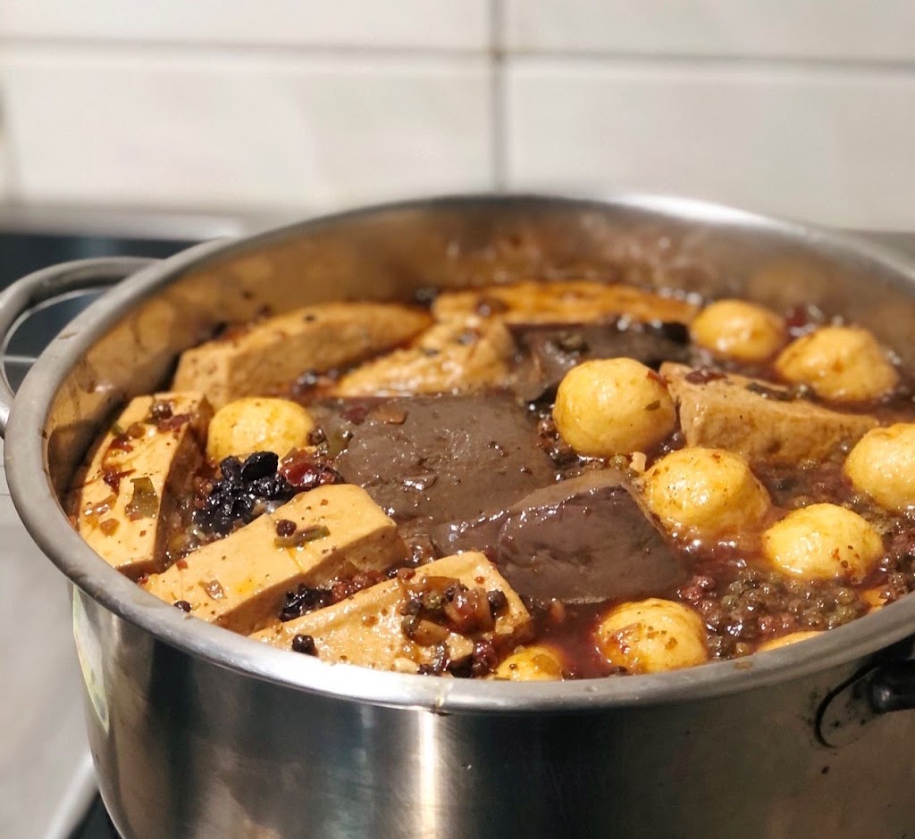 大媽麻辣燙|麻辣鴨血|台南外帶美食|永康推薦晚餐宵夜 的照片