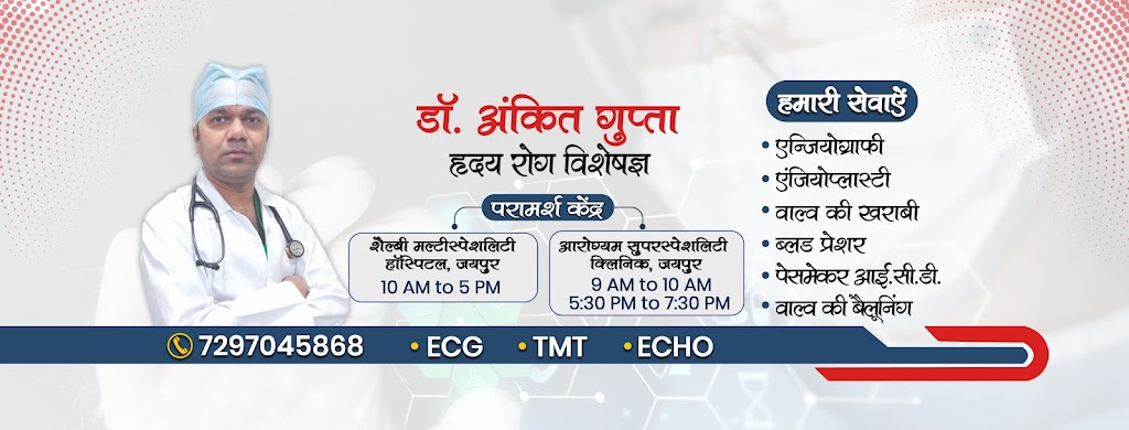 Dr. Dr Ankit Gupta Cardiologist Jaipur Heart Specialist Angiography Angioplasty Doctor