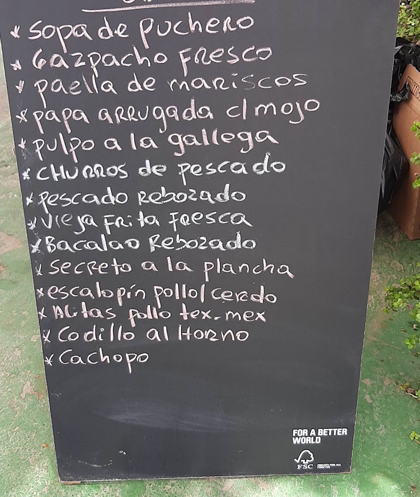Cafeteria Nikol (Bar de Tere) — Carta