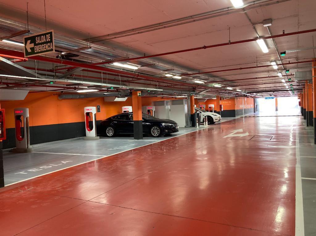 Tesla Supercharger — Interior