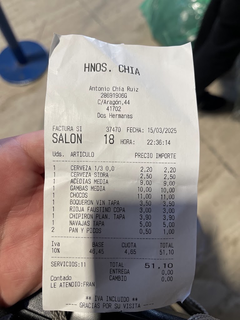 Bar chia — Mas recientes