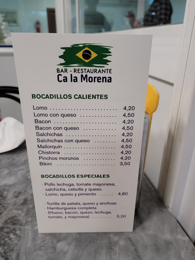 Bar-Braseria Joscrisbean — Carta