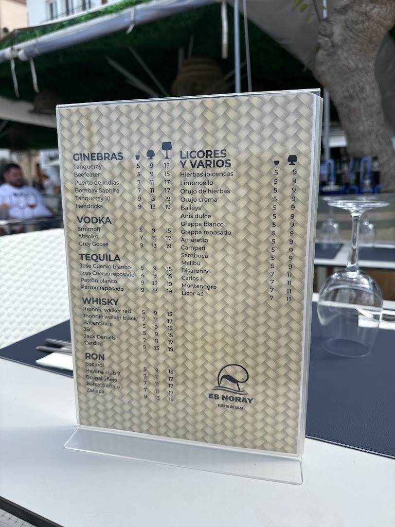 Es Noray Port — Carta