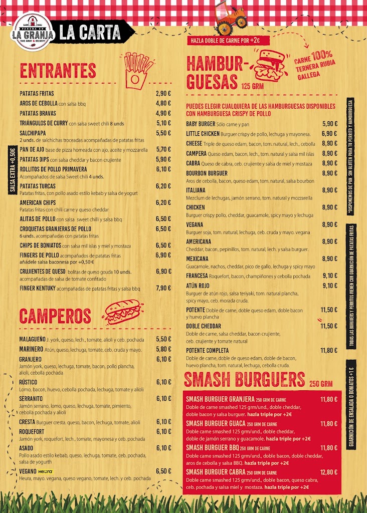 Parada En La Granja — Carta