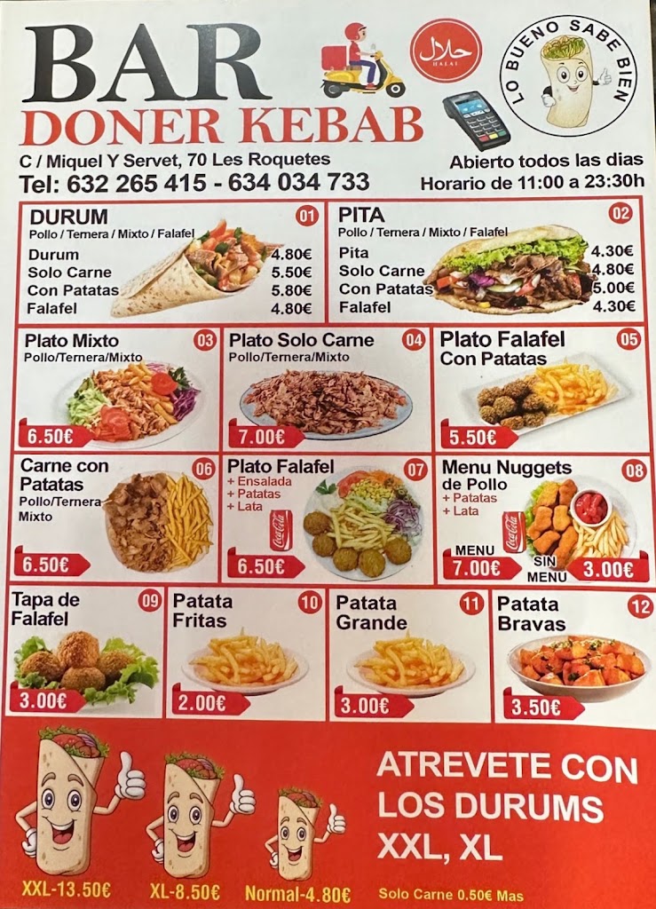 Bar Doner Kebab Said — Carta