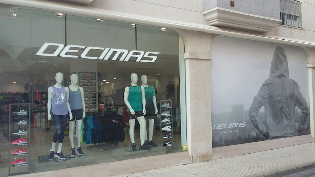 Tienda de deporte Altea Decimas